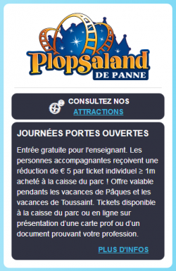 Portes ouvertes Plopsaland