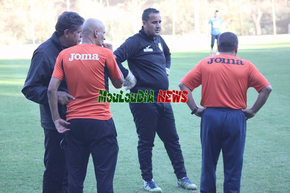 Le staff tec hnique du Mouloudia