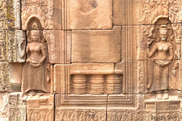 Banteay Prei Nokor : Les magnifiques bas-reliefs