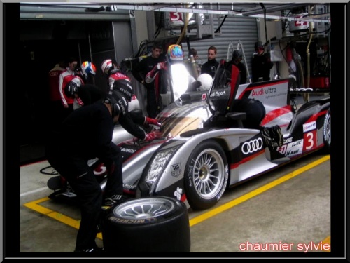 visite des stands  chez audi le mans 2012 