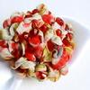Hortensia broche japonaise blanc et rouge 14€