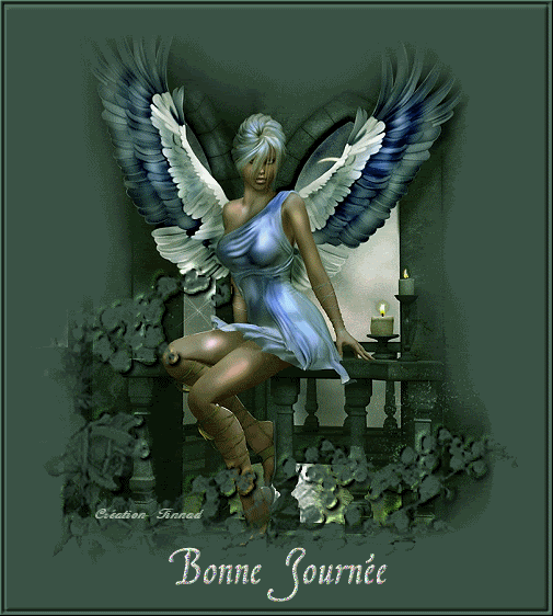 kit tags ange bleu 3D Bonnejourne