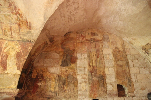 Gargilesse, l'église, les fresques etpeintures