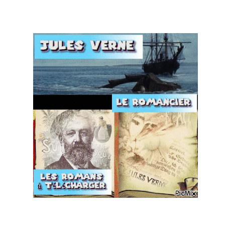 Les romans fantastiques de Jules Verne.