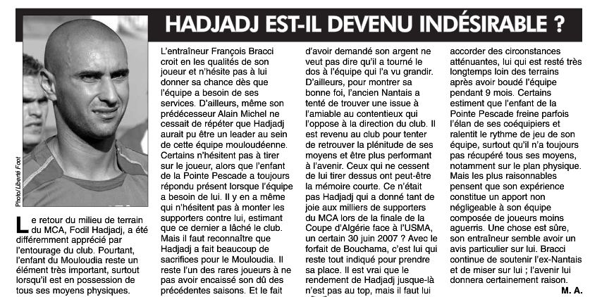 Derniers moments de Fodil Hadjaj avec le Mououdia
