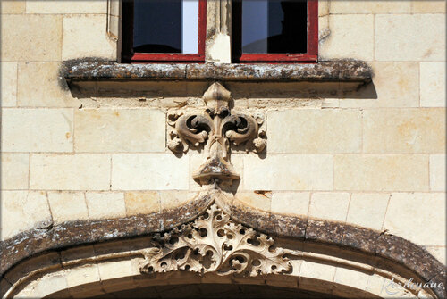 Photo de détails architecturaux du Château de Breze