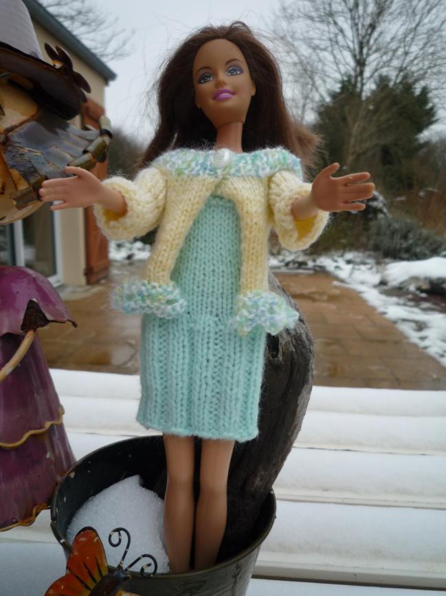 Tricot Barbie: Ensemble n°6 par les copinautes (2)
