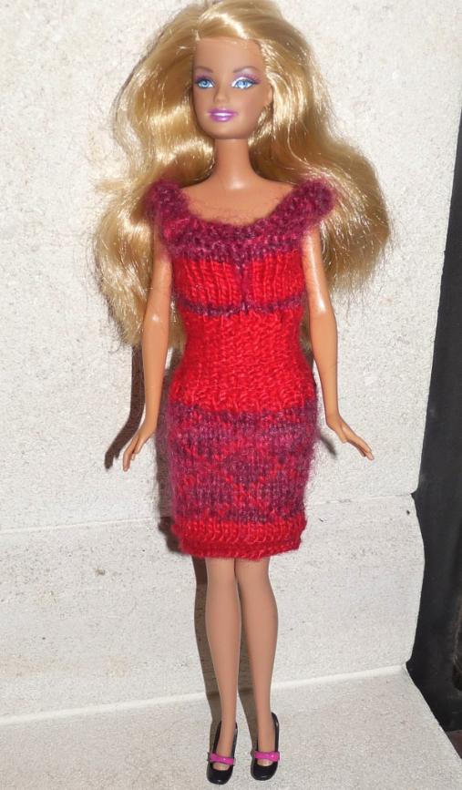 Tricot Barbie: Cendrillon par les copinautes (2) - Les passions d'Emeraude