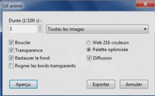 incruster un gif animé