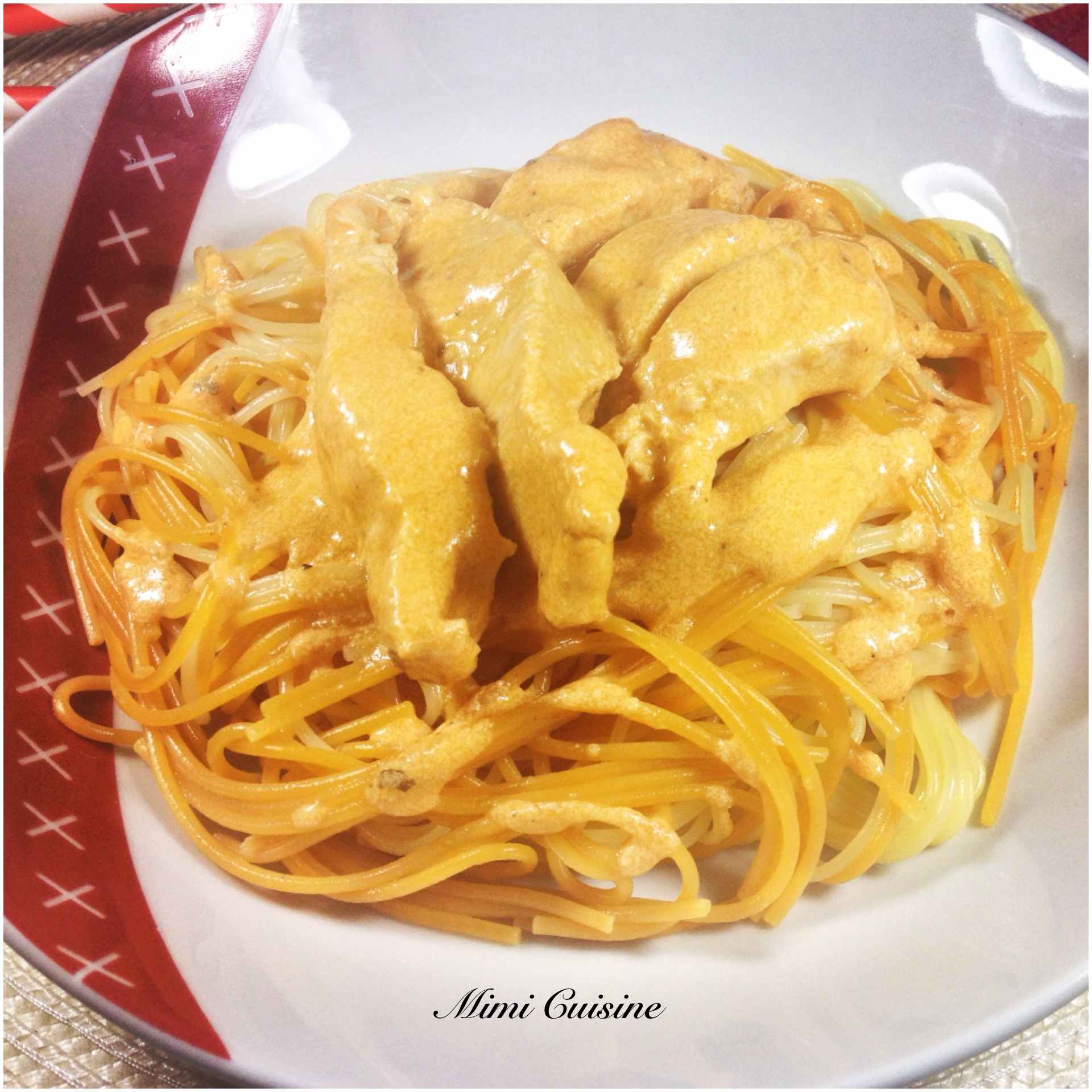 Lamelles de poulet sauce Mascarpone à la tomate #Companion - Mimi Cuisine