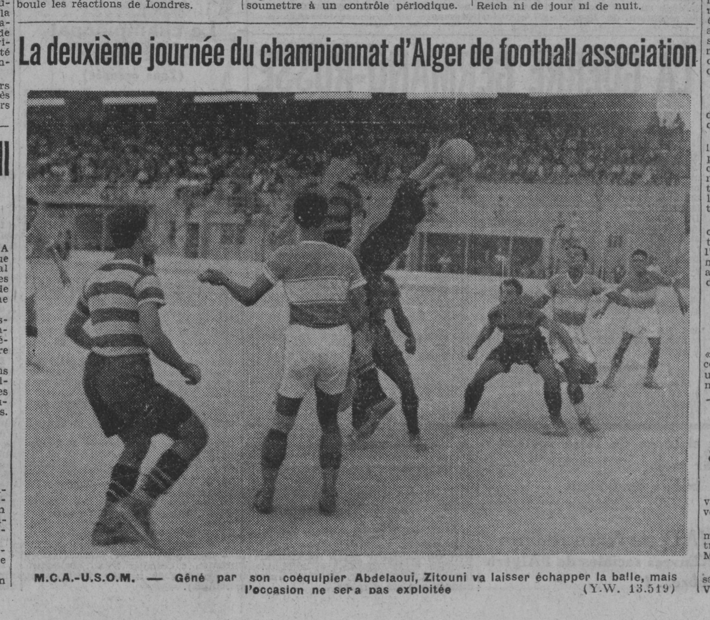 D 28.9.1941 à St Eugène MCA-USOM 3-0