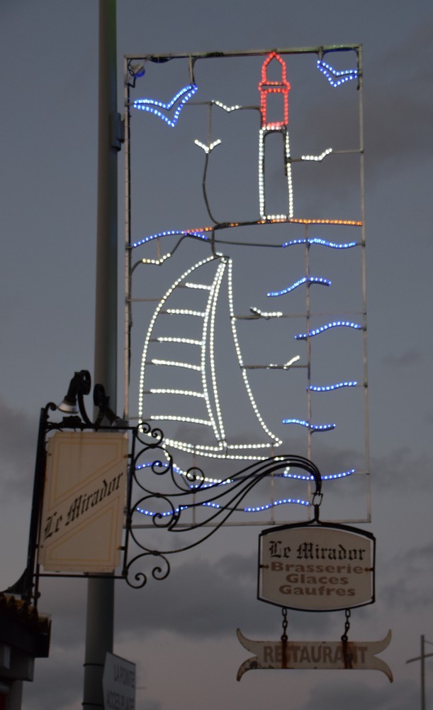 Illuminations de Noël 2017 sur la presqu'île du Cap-Ferret...