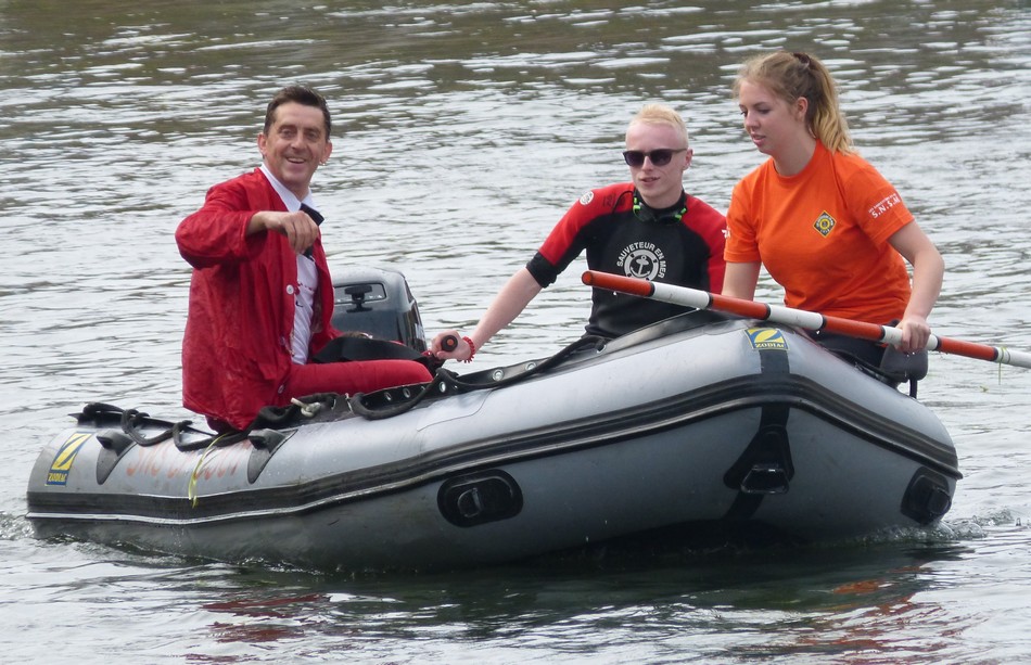 Combat de joutes nautiques