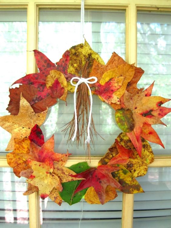 L’automne est là (idée arts maternelle sur Pinterest)