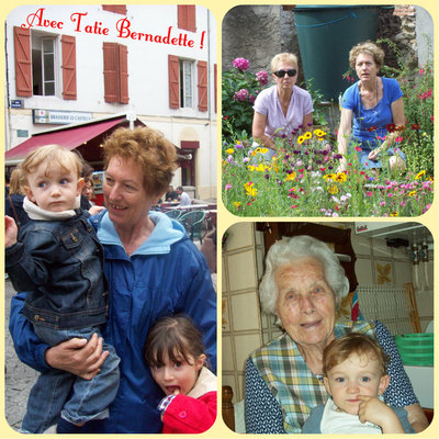 Blog de poupetteasonpapa :Nos trésors...Emma et Raphaël  ....., Avec Tatie Bernadette !