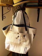 En toile de coton rustique