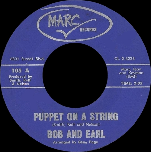 Bob & Earl : CD " The Fabulous Singles Collection 1957-1964 " SB Records DP 90 [ FR ]