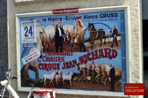 affichage Jean Richard ( archives Philippe Ros)