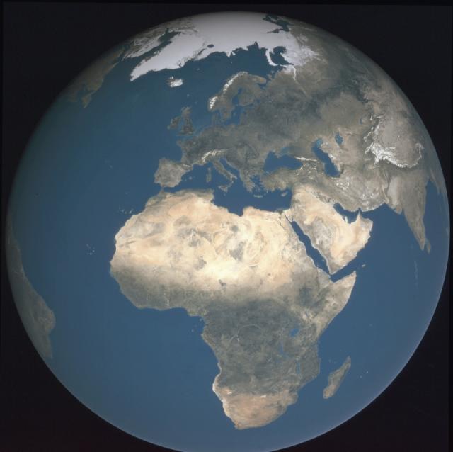 La Terre sans nuage_Europe & Afrique