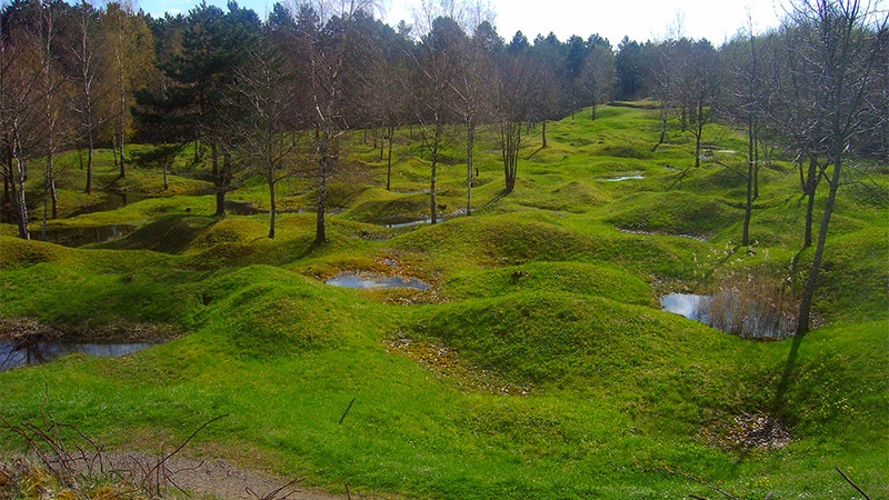 Le champ de bataille de Verdun