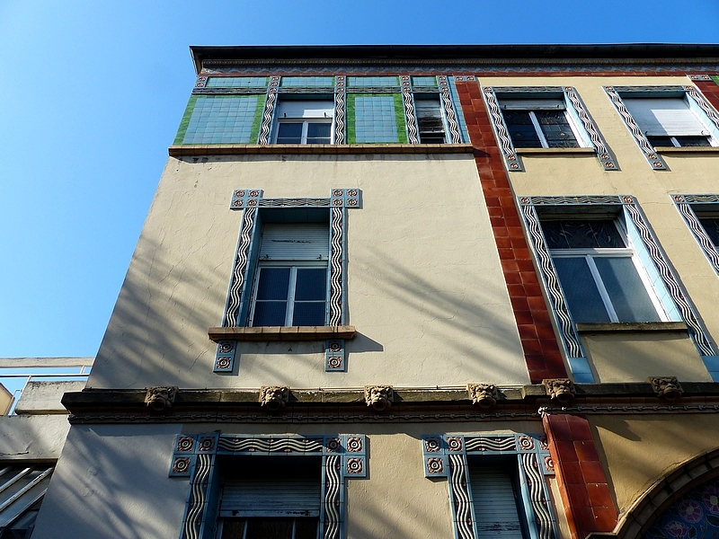 L'immeuble Villeroy & Boch rue Charles Pêtre à Metz...