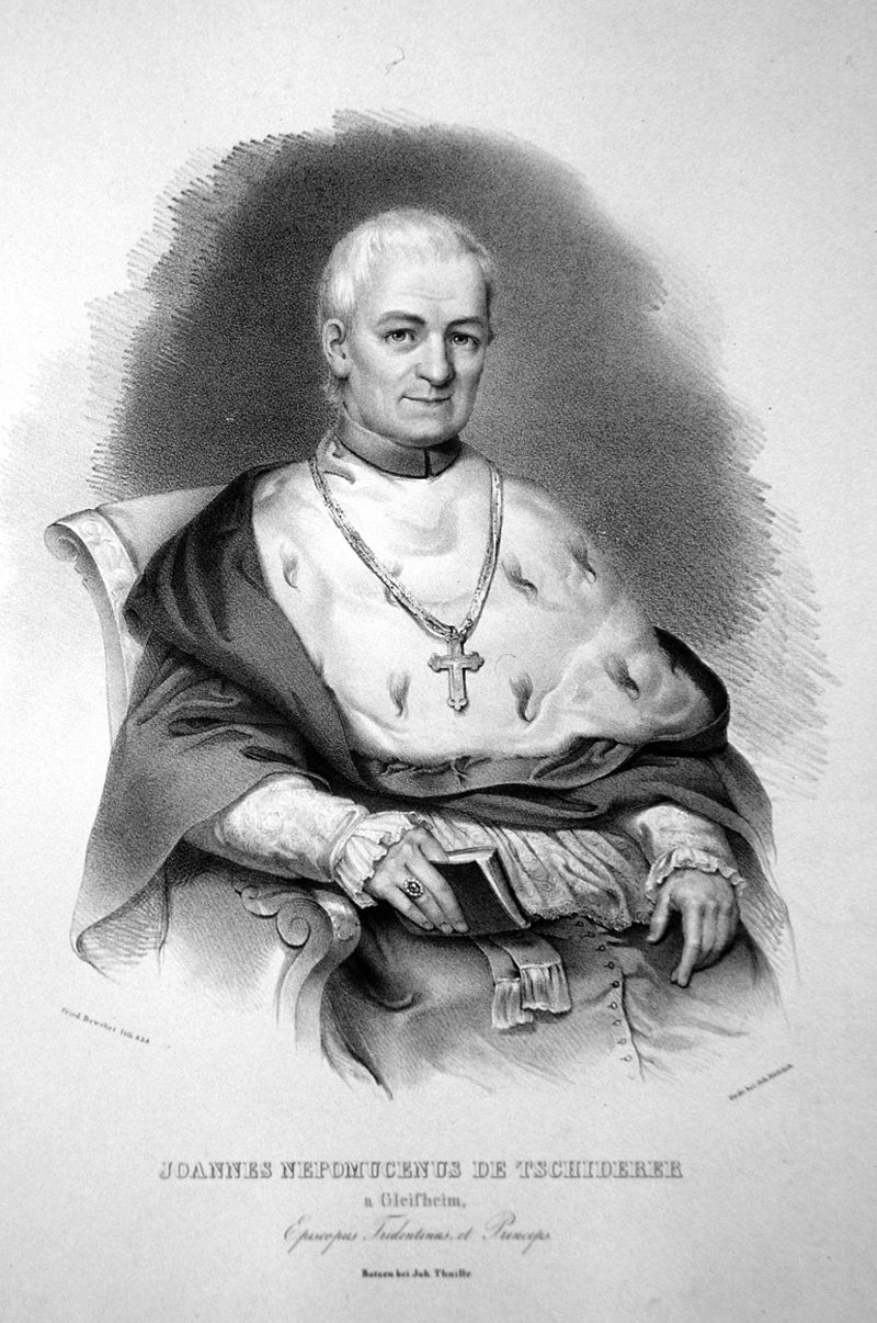 La lumière de Dieu Bienheureux Jean Népomucène de Tschiderer von