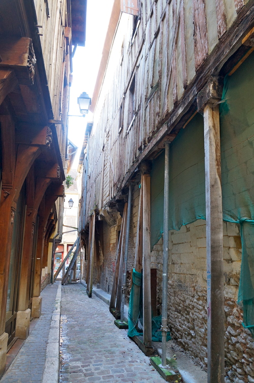 Troyes, les maisons en pans de bois