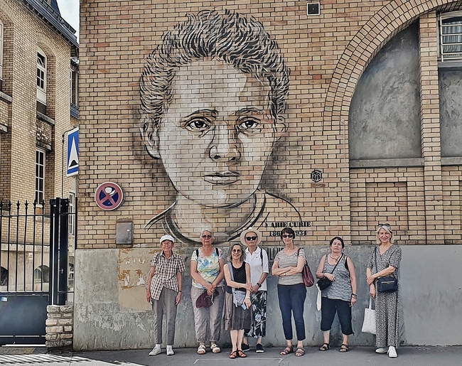 Pierre et Marie Curie au quartier latin : une "promenade dans Paris" d'Anne-Marie Guérin