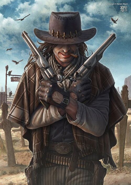 Dessins Personnages Western