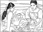 Coloriages d'oeuvres d'art