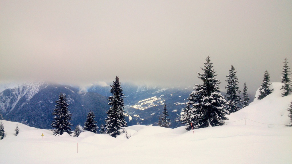 Les pieds dans la neige, la tête dans les nuages....