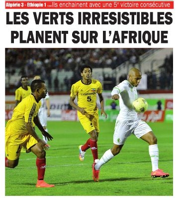 Samedi 15.11.2014 EN-Ethiopie 3-1 les adieux de Bouguerra
