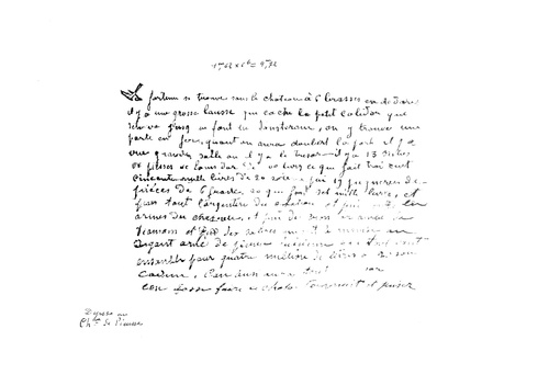 Le document original de Richard DILLON, archevêque de Toulouse, concernant un fabuleux trésor caché dans les souterrains du château de Pieusse, juste avant la Révolution.