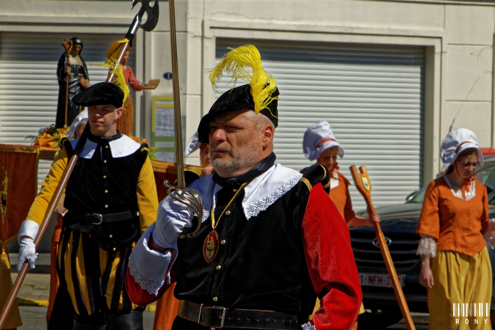 Procession Sainte Waudru de Frameries Edion 2016