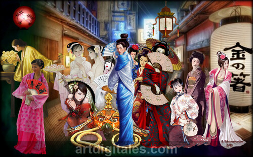 Les Geishas de Ginza