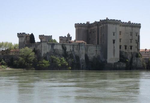 Le château du Roi René de Tarascon vu du Mireio 