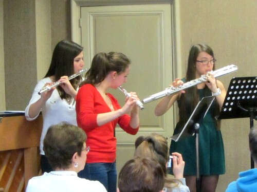 Les auditions des élèves flûtistes de l'Ecole de Musique de Châtillon sur Seine