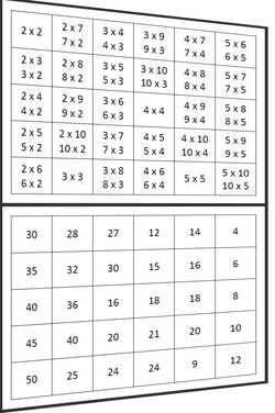 Tables de multiplication (jeu)