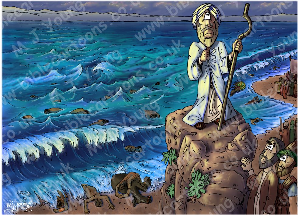 Exodus 14 - Parting of the Red Sea - Scene 14 - Trust