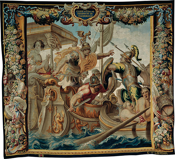 1ere rencontre entre cleopatre et cesar