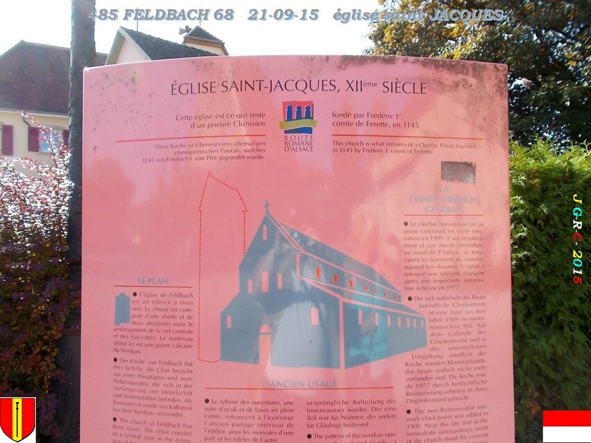 28/05/2015   EGLISE SAINT JACQUES  FELDBACH  68  1/4   D 12/02/2016