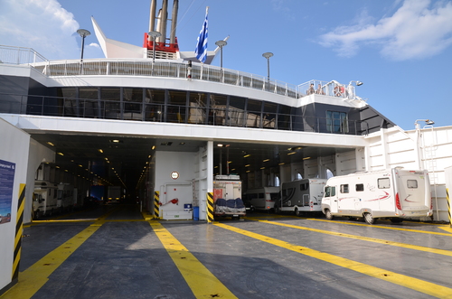 Sur le pont du ferry