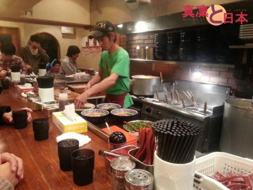 Le cuistot à l'oeuvre