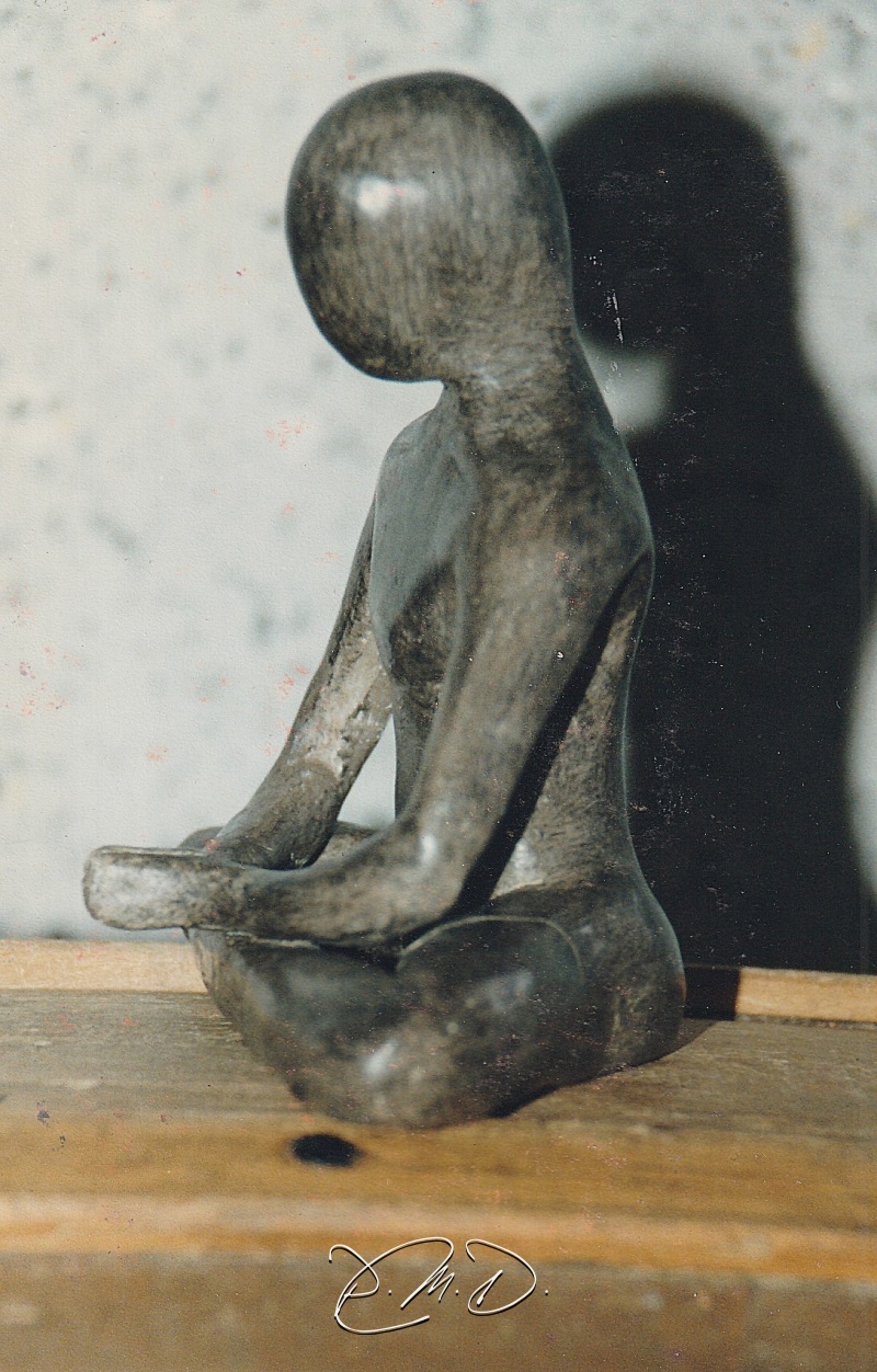 Terre lisse cuite et patinée
