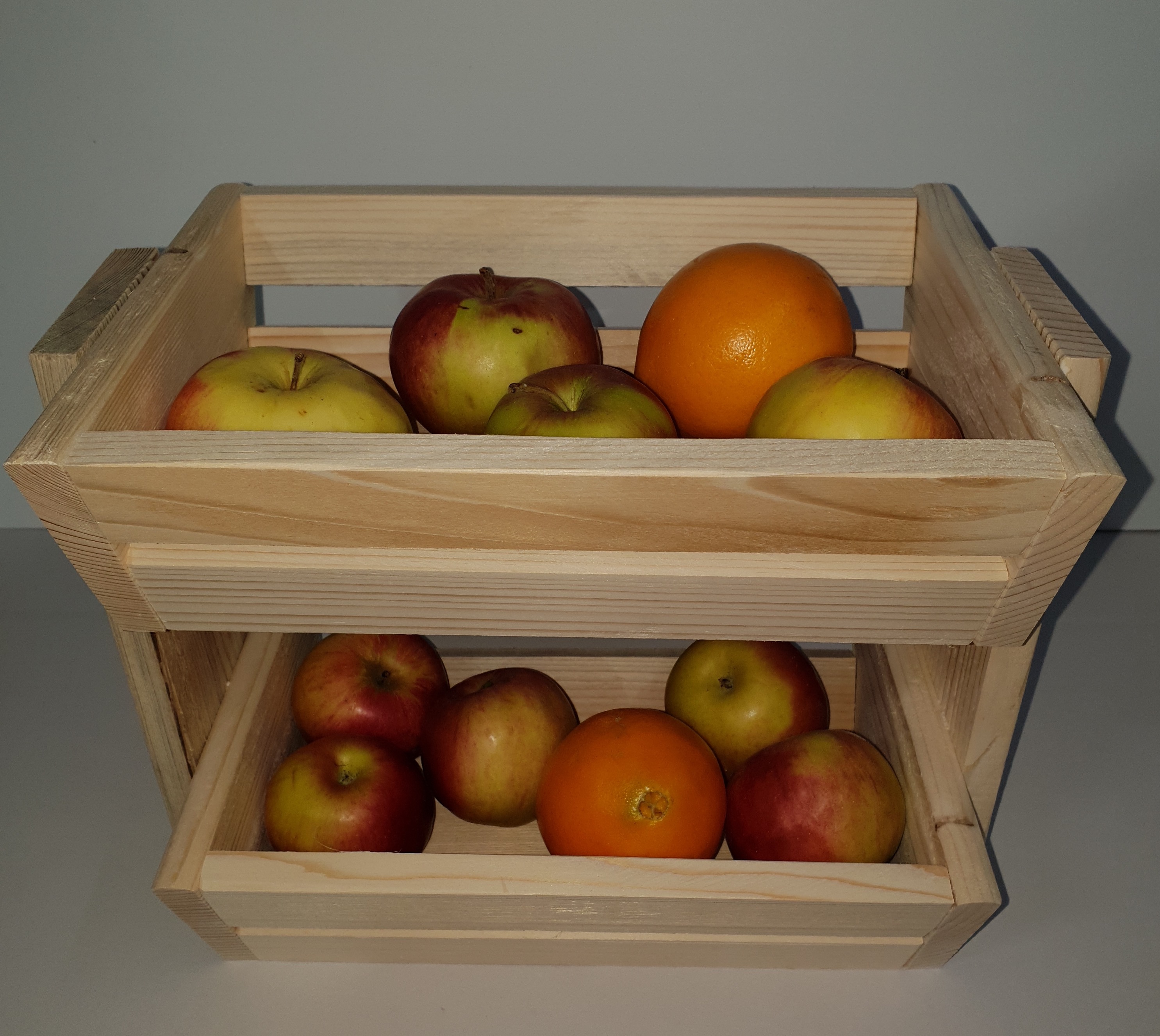 Un panier à fruits en bois de palette - Ours54