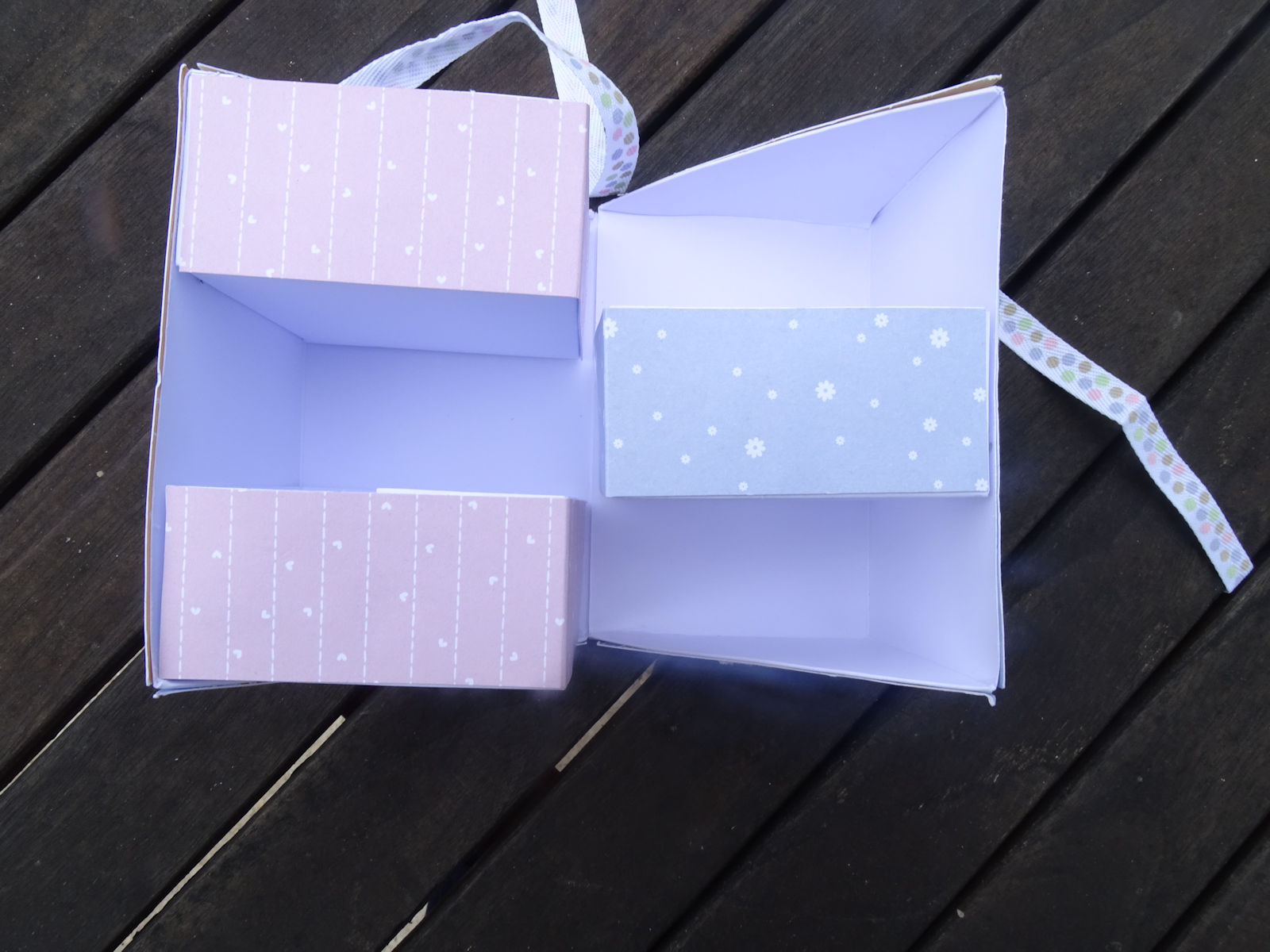 Carte anniversaire oublié, boite surprises paper clips