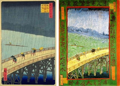 Van Gogh - Hiroshige, aller - retour