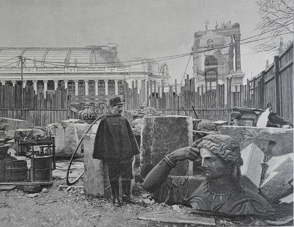 Expo PARIS 1855 -demolition palais de l'industrie