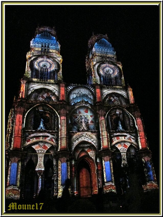 Son et lumière à  la cathédrale d'Orléans