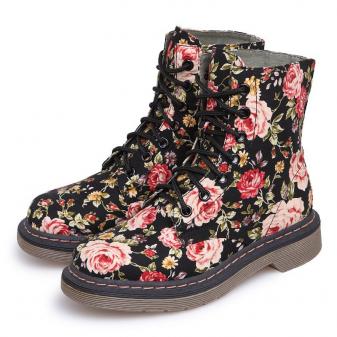 doc martens fleuri